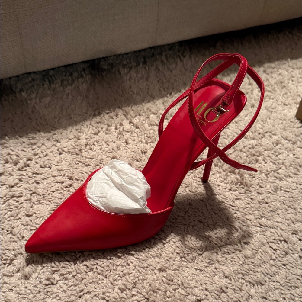 Elegant Red Stiletto Heels